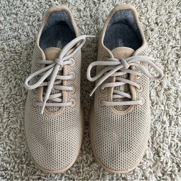 Allbirds Tree Runners Hazy Beige Women's 8 - Picture 6 of 14